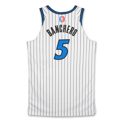 View full screen - View 1 of Lot 5. Paolo Banchero ‘London Game’ Orlando Magic 2025-2026 Game Worn Association Edition Jersey.