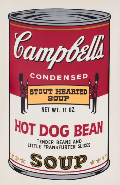 View full screen - View 1 of Lot 206. Hot Dog Bean, from Campbell's Soup II (Feldman & Schellmann II.59).