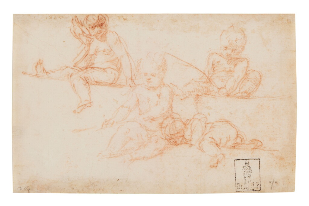View full screen - View 1 of Lot 288. A study of four cherubs.