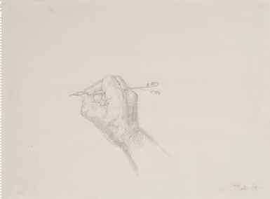 View full screen - View 1 of Lot 332. Untitled (Hand Drawing).