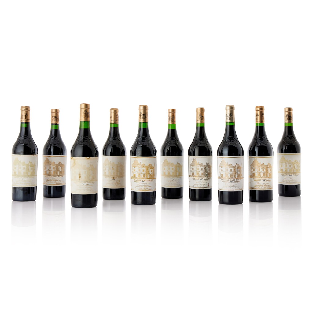 View full screen - View 1 of Lot 6242. Château Haut Brion 1990-1999 Vertical (10 BT).