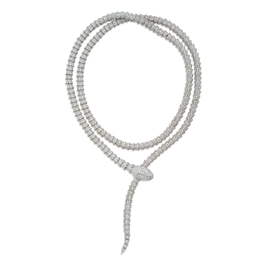 View full screen - View 1 of Lot 85. Diamond 'Serpenti' Necklace.