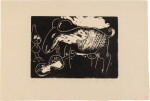 Ziege mit Geige (Chèvre avec violon)