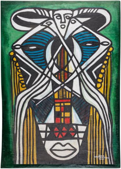 View full screen - View 1 of Lot 35. Four Bird Mask II.