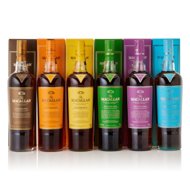View full screen - View 1 of Lot 227. The Macallan Edition No. 1 - 6 NV (6 BT70).