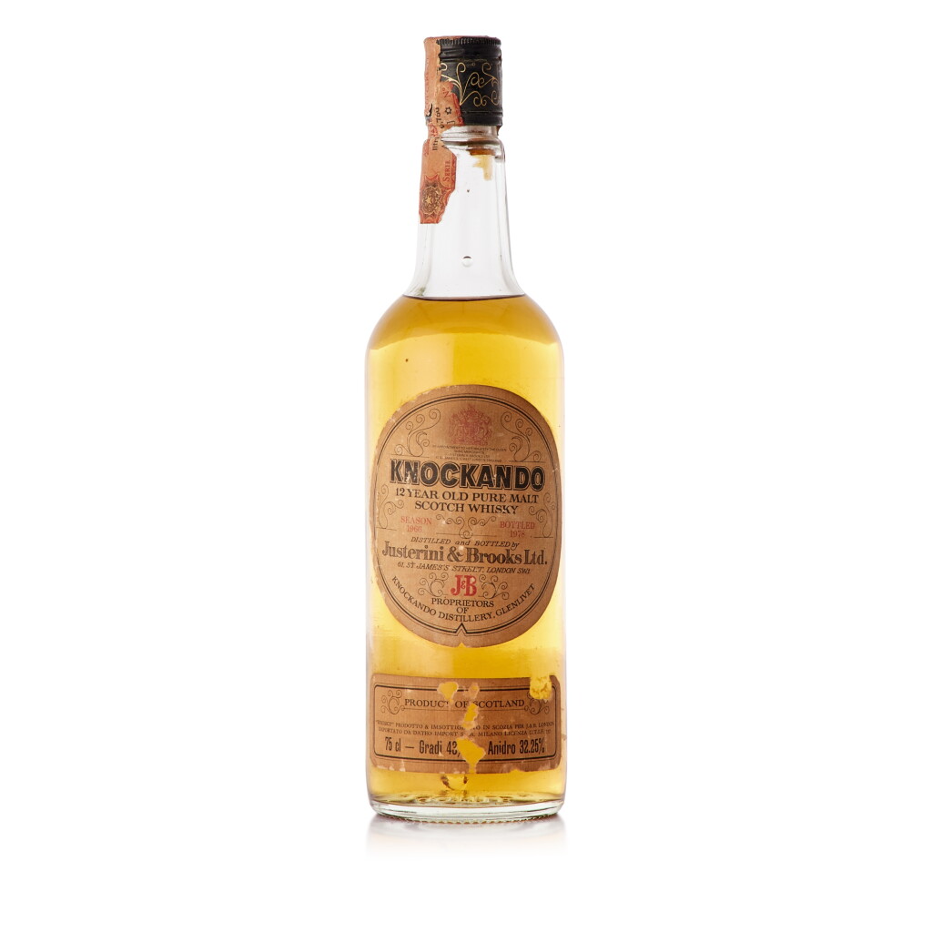 View full screen - View 1 of Lot 432. Knockando 12 Year Old 43.0 abv 1966 (1 BT75).