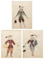 Three Costume Designs for The Sleeping Princess | Trois projets de costumes pour La Princesse Endormie