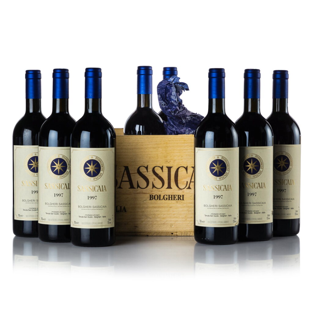 View full screen - View 1 of Lot 555. Sassicaia 1997 (9 BT).