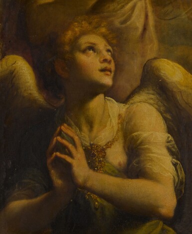 View full screen - View 1 of Lot 187. An Angel in adoration.