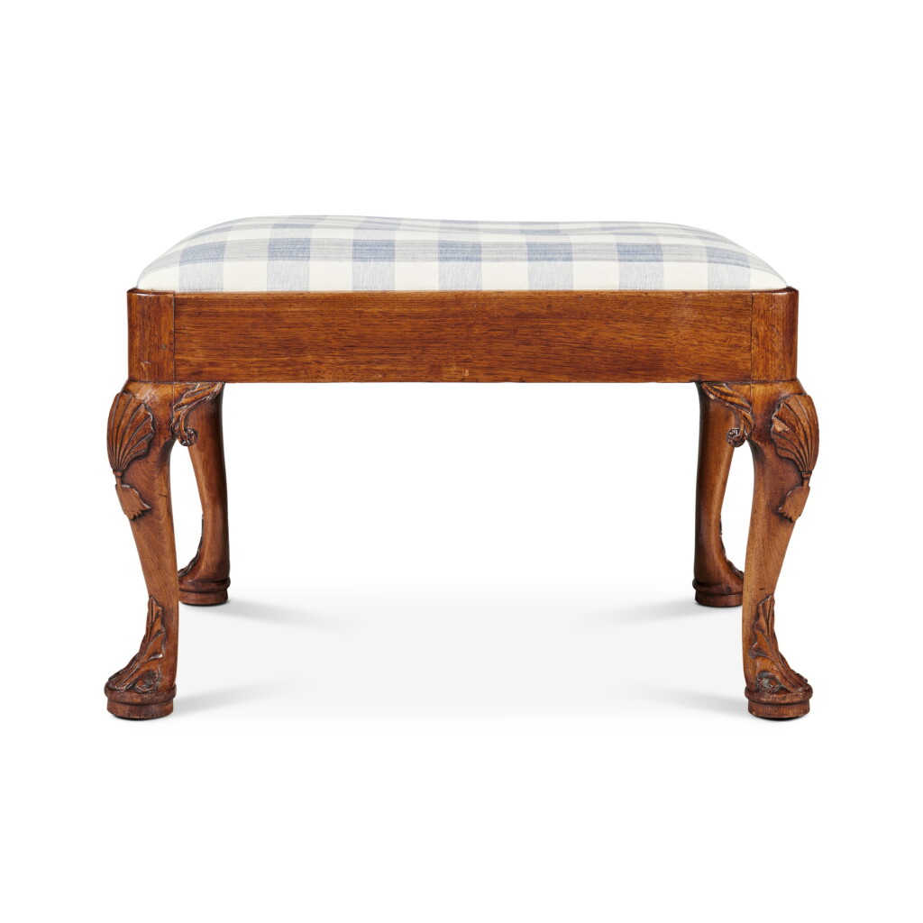 View full screen - View 1 of Lot 495. A George II Walnut Stool, Circa 1735 .