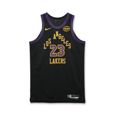 View full screen - View 1 of Lot 2. LeBron James Los Angeles Lakers 2025-2026 Game Worn City Edition Jersey | 41st Birthday.