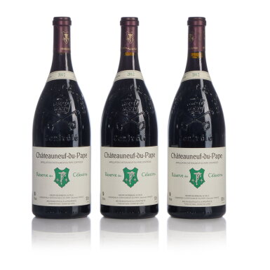 View full screen - View 1 of Lot 540. Châteauneuf du Pape Rouge, Réserve des Célestins 2012 Henri Bonneau (3 MAG).