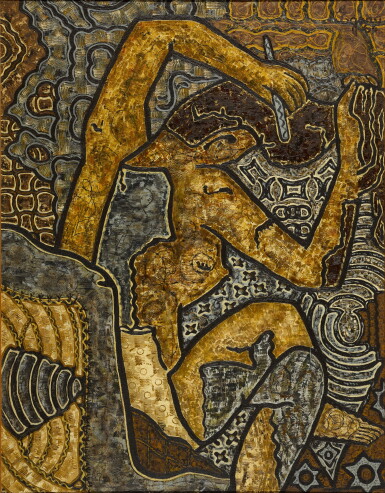 View full screen - View 1 of Lot 29. Nude Woman Combing Her Hair.