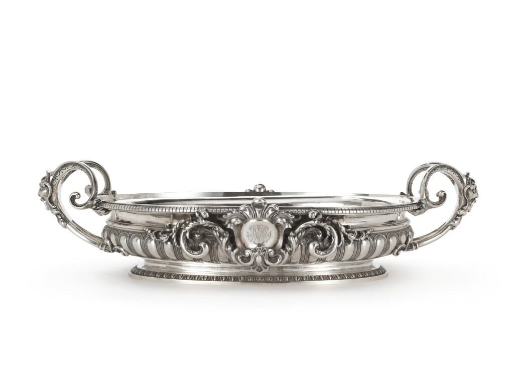 View full screen - View 1 of Lot 60. A Large French Silver Centerpiece, Gustave Keller, Paris, Circa 1900.