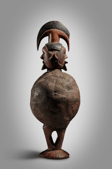 View full screen - View 1 of Lot 72. Teke Janiform Power Figure, Republic of the Congo.