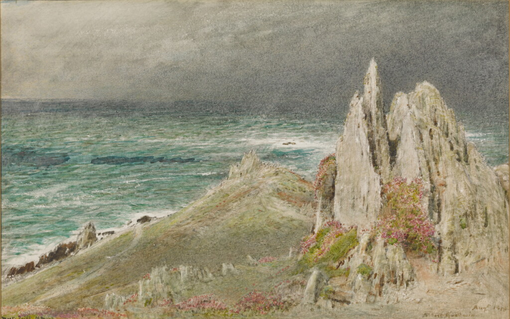View full screen - View 1 of Lot 54. ALBERT GOODWIN, R.W.S. | Morte Point, North Devon.
