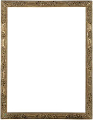 View full screen - View 1 of Lot 19. A late 17th-early 18th century British or Netherlandish carved and silvered frame.
