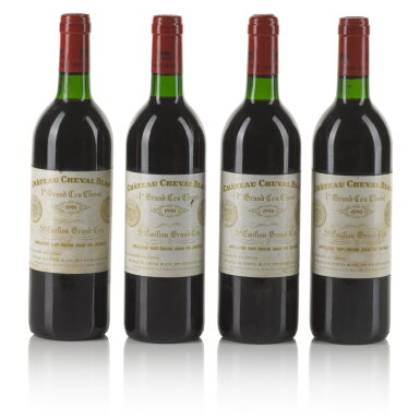View full screen - View 1 of Lot 539. Château Cheval Blanc 1990 (4 BT).