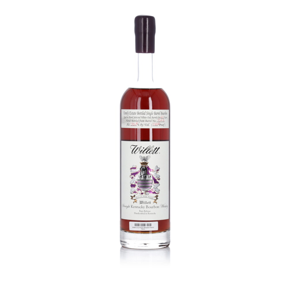 View full screen - View 1 of Lot 408. Willett Family Estate Single Barrel Bourbon 21 Year Old "The Wheated Patriot" #C2D 141.6 Proof 1993 (1 BT 75cl).