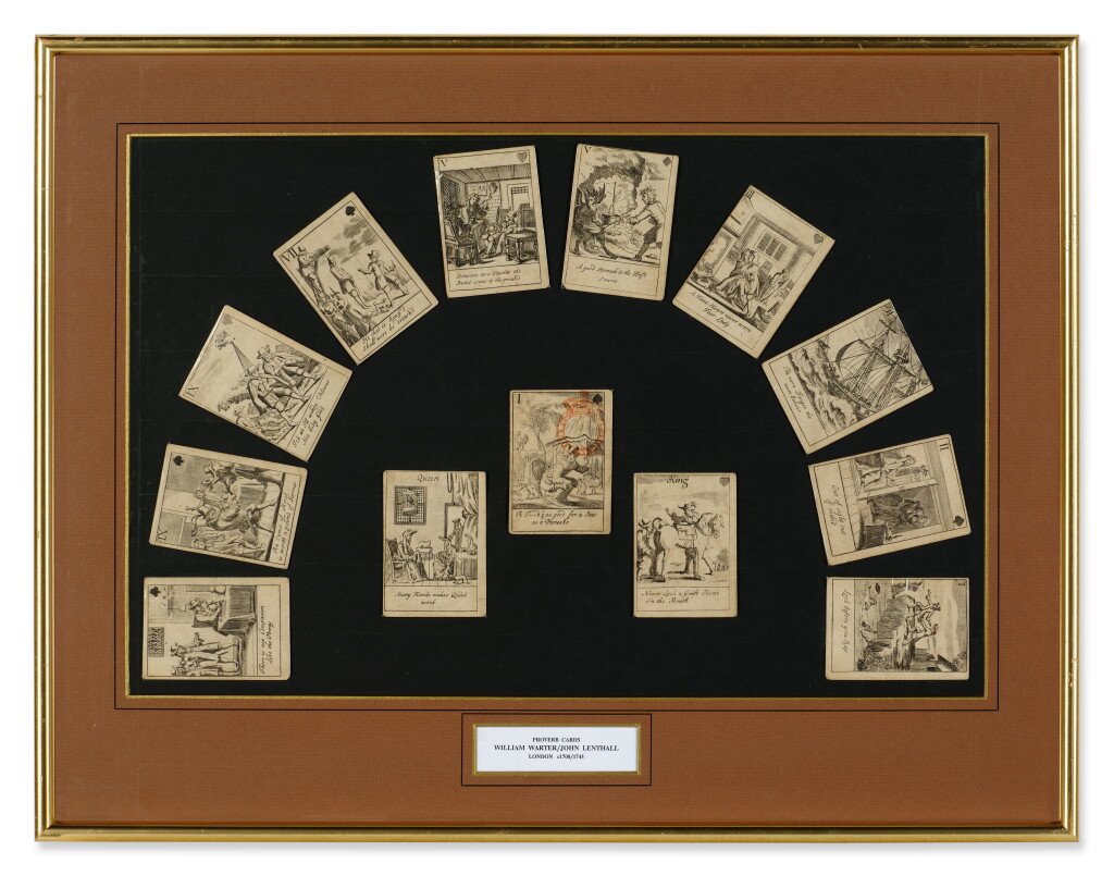 View full screen - View 1 of Lot 332. Playing Cards — Proverbs.