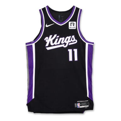View full screen - View 1 of Lot 167. Domantas Sabonis Sacramento Kings 2024-2025 Game Worn Icon Edition Jersey | Triple-Double | 22 Rebounds.