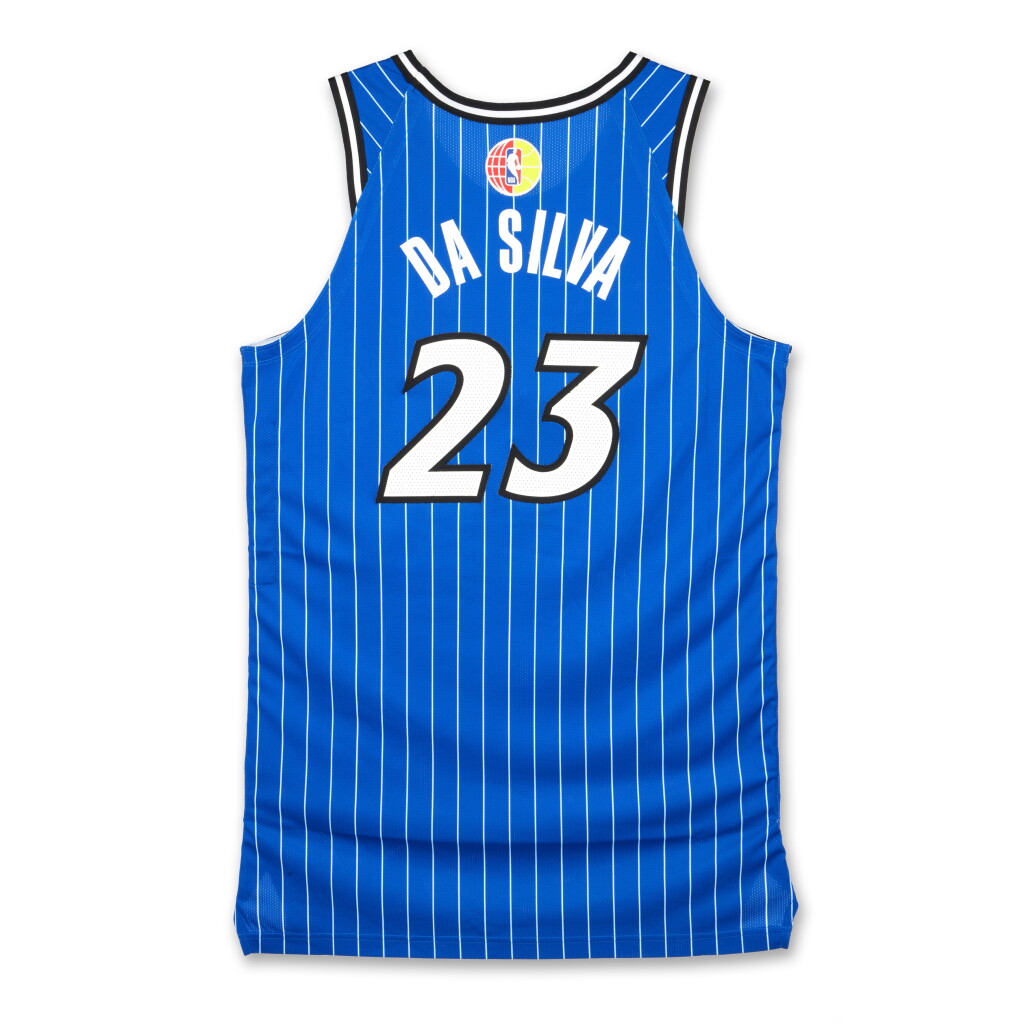 View full screen - View 1 of Lot 20. Tristan da Silva ‘Berlin Game’ Orlando Magic 2025-2026 Game Worn Icon Edition Jersey.