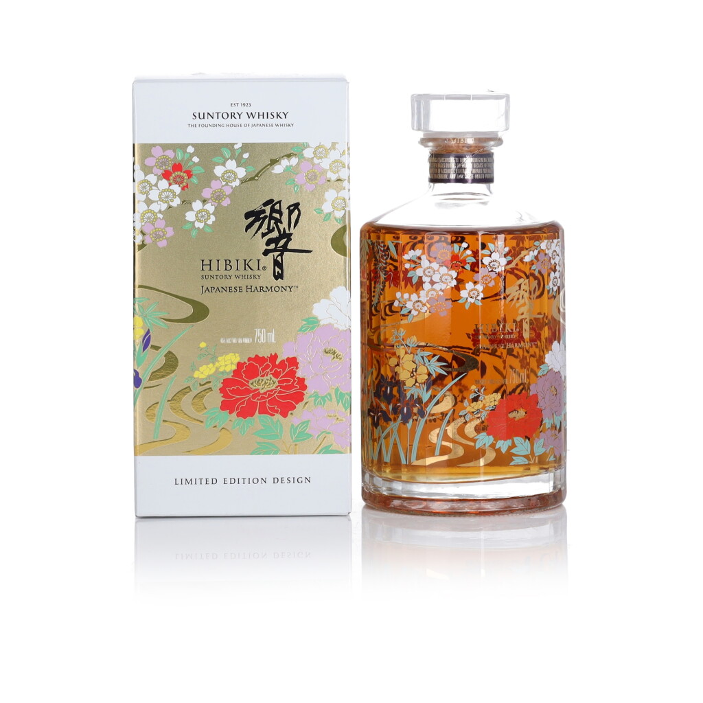 View full screen - View 1 of Lot 102. Hibiki Japanese Harmony Ryusui-Hyakka Limited Edition 43.0 abv NV (1 BT 75cl).