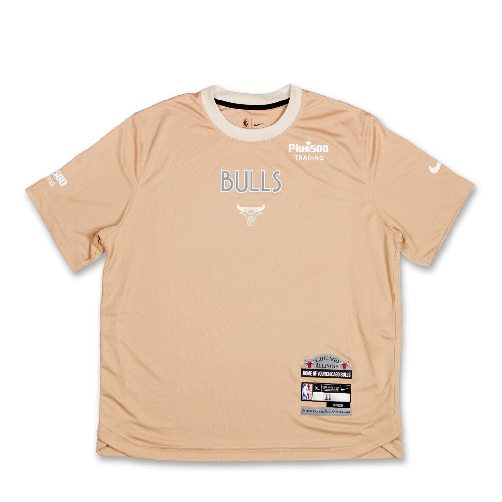 View full screen - View 1 of Lot 210. Talen Horton-Tucker Chicago Bulls 2024-2025 City Edition Warmup Top.