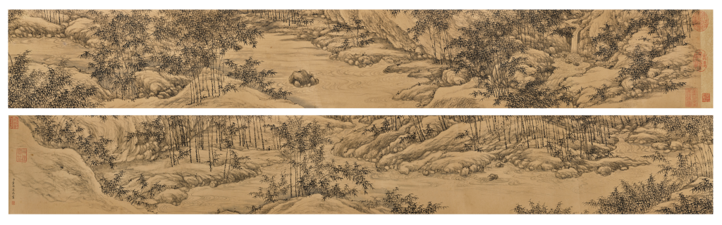 View full screen - View 1 of Lot 2591. Dong Bangda 1699 - 1769 董邦達 | Bamboo Grove in Light Drizzle 千竿竹雨圖.