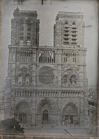 View full screen - View 1 of Lot 5. VINCENT CHEVALIER | CATHÉDRALE NOTRE-DAME DE PARIS, CIRCA 1840 .
