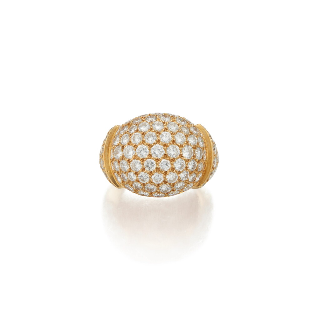View full screen - View 1 of Lot 229. Cartier | Gold and Diamond Ring, France.