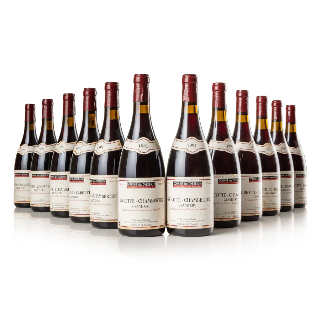 View full screen - View 1 of Lot 314. Griotte Chambertin 1991 Domaine des Chezeaux (12 BT).