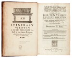 Fynes Moryson | An itinerary. London, 1617, speckled calf