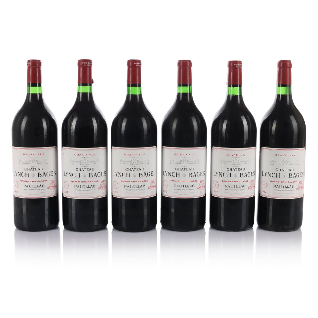 View full screen - View 1 of Lot 42. Château Lynch Bages 1982 (6 MAG).