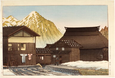 View full screen - View 1 of Lot 70. Kawase Hasui (1883-1957) | Yuzawa in Echigo Province (Echigo Yuzawa) | Showa period, 20th century.