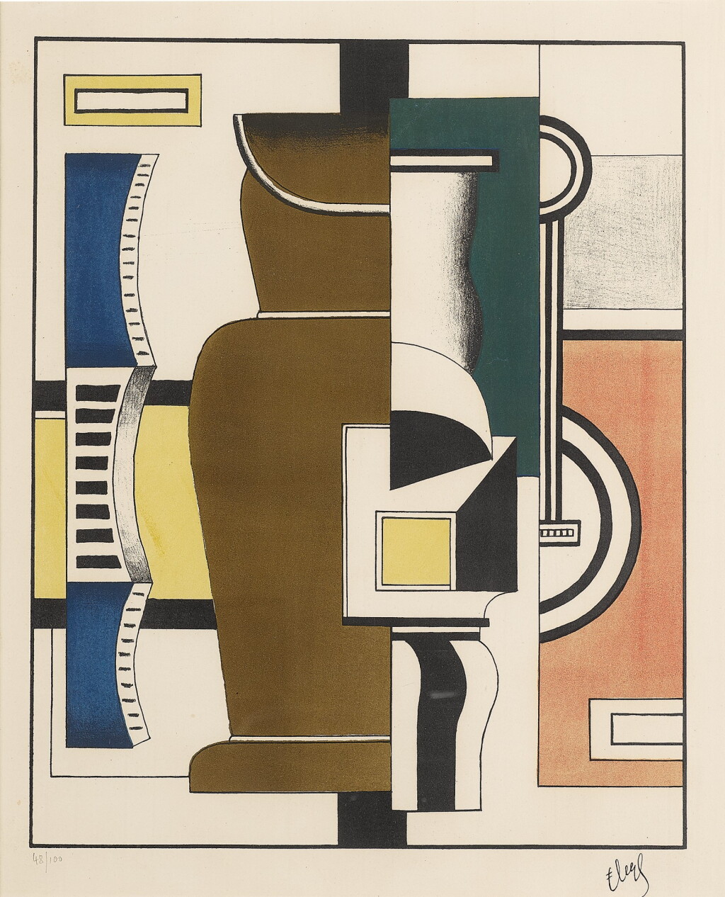 View full screen - View 1 of Lot 106. FERNAND LÉGER | LE VASE (SAPHIRE 12).
