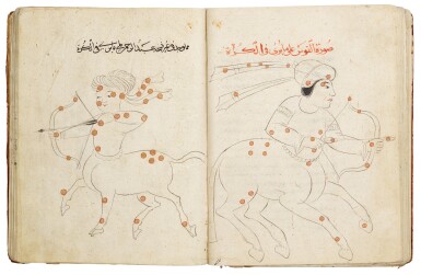 View full screen - View 1 of Lot 63. An illustrated manuscript of 'Abd al-Rahman al-Sufi's Suwar al-Kawakib (The Book of Fixed Stars), copied by Ibn Haidar 'Ali Muhsin, Persia, Safavid, dated 10 Ramadan 1052 AH/1 December 1642 AD.