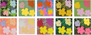View full screen - View 1 of Lot 63. ANDY WARHOL | FLOWERS (F. & S. II.64-73).