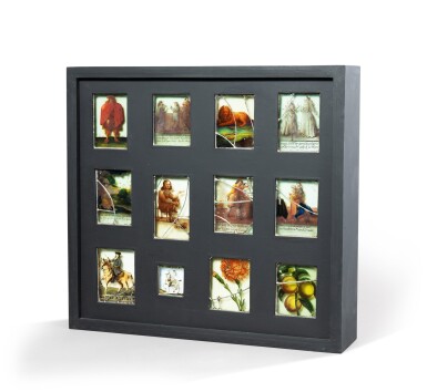 View full screen - View 1 of Lot 221. Northern Netherlandish, mid-17th century, A collection of small stained glass panels | Pays-Bas, moitié du XVIIe siècle, Ensemble de petits vitraux représentant des animaux, fleurs et des scènes variées.