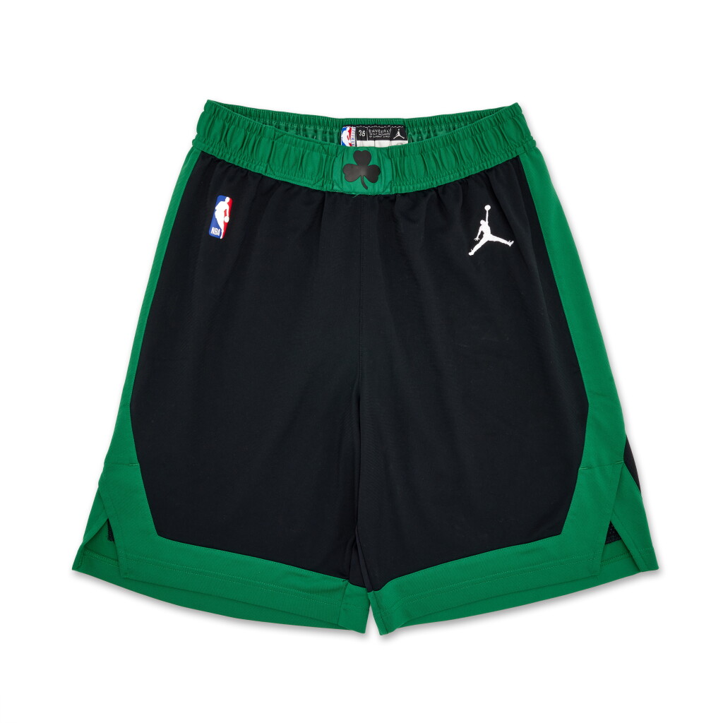 View full screen - View 1 of Lot 44. Jayson Tatum Boston Celtics 2024 NBA Finals Game Worn Statement Edition Shorts | Game 2 | Double-Double.