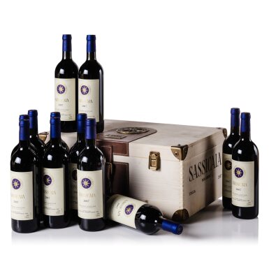 View full screen - View 1 of Lot 413. Sassicaia 2007 "Edizione speciale" (12 BT).