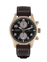 IWC | ANTOINE DE SAINT EXUPÉRY, REF 387805 LIMITED EDITION PINK GOLD CHRONOGRAPH WRISTWATCH WITH DATE CIRCA 2013