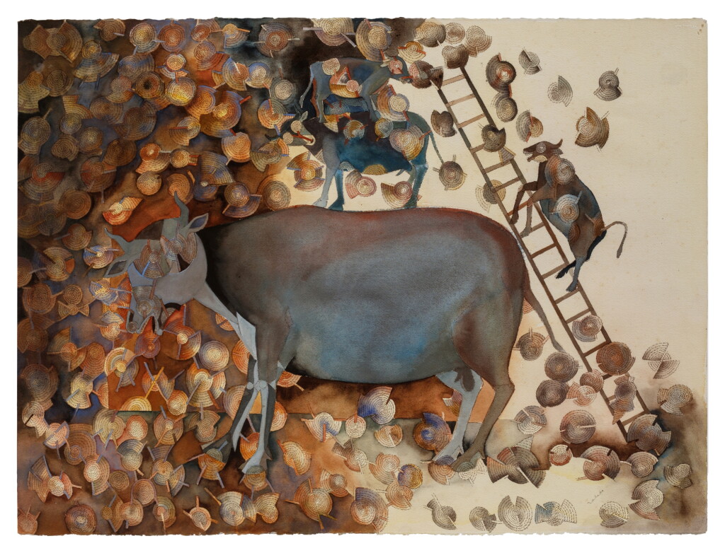 View full screen - View 1 of Lot 581. Escalera de las vacas.