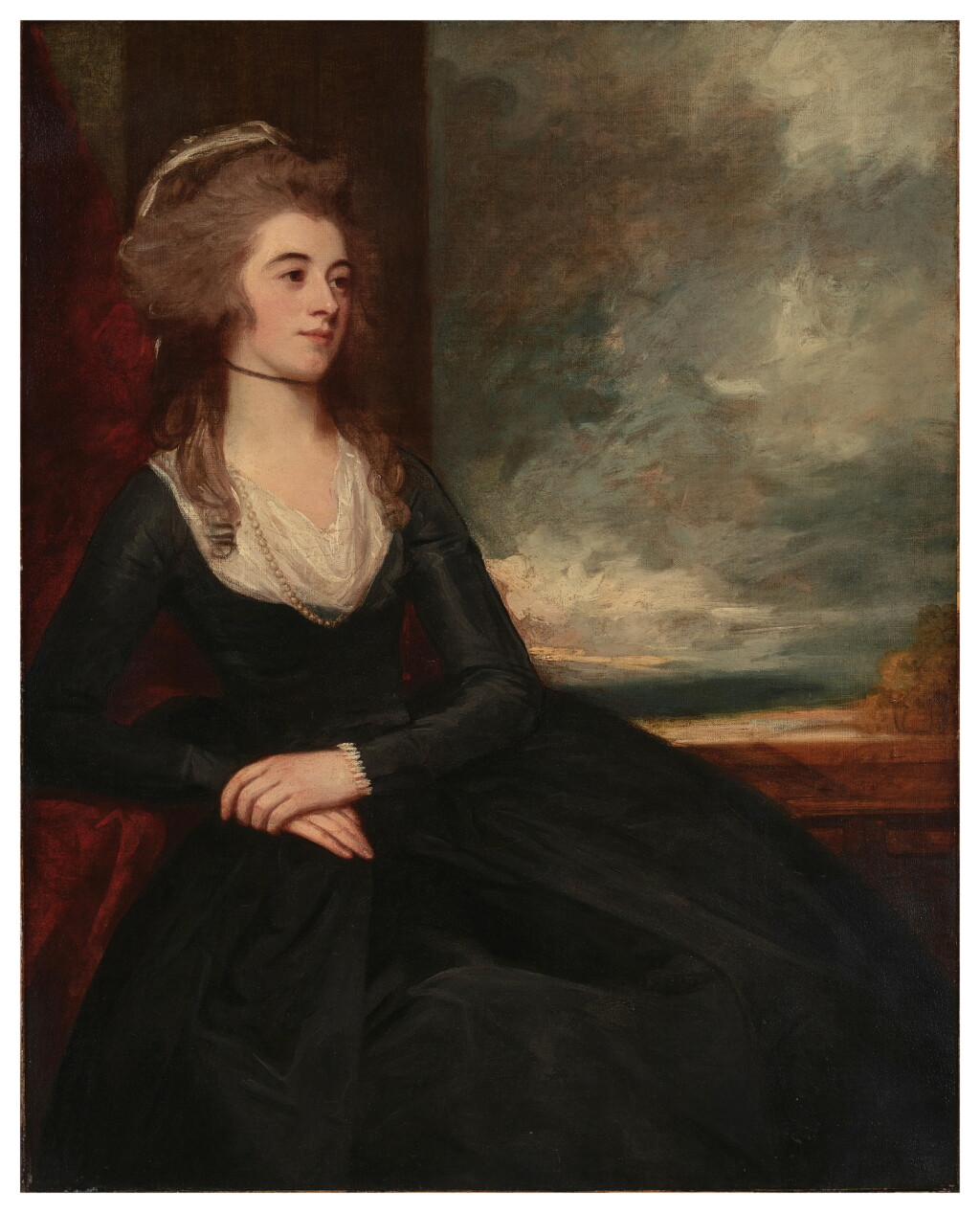 View full screen - View 1 of Lot 44. Portrait of Sophia Elizabeth Lawrence.