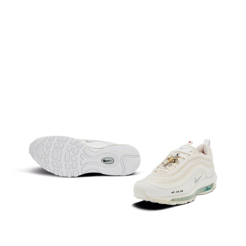 Nike Nike Air Max 97 MSCHF INRI Jesus Shoes | Size 12 Available For Immediate Sale At Sothebyâs