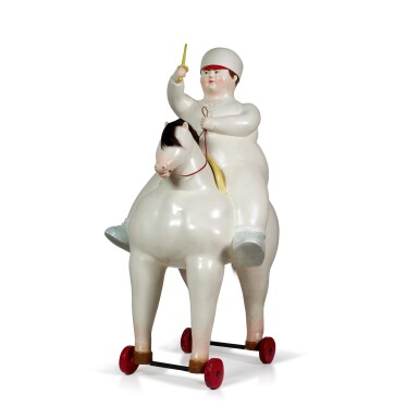 View full screen - View 1 of Lot 402. Pedro on a Horse.