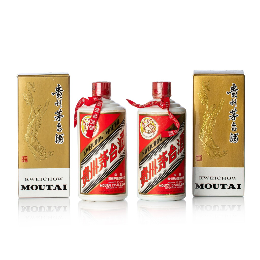 View full screen - View 1 of Lot 5078. 1997年”飛天牌“貴州茅台酒 Kweichow Flying Fairy Moutai 1997 (2 BT50).