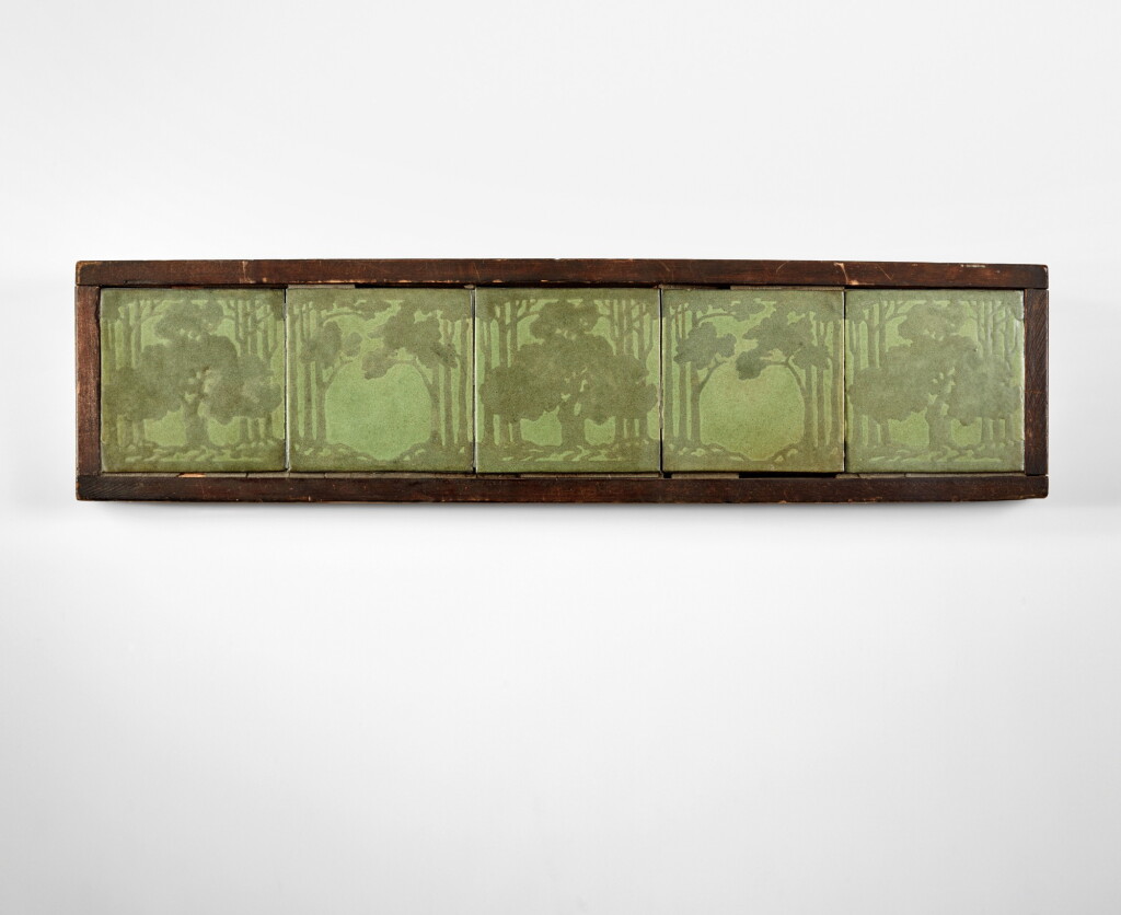 View full screen - View 1 of Lot 231. Five-Tile Scenic Frieze.