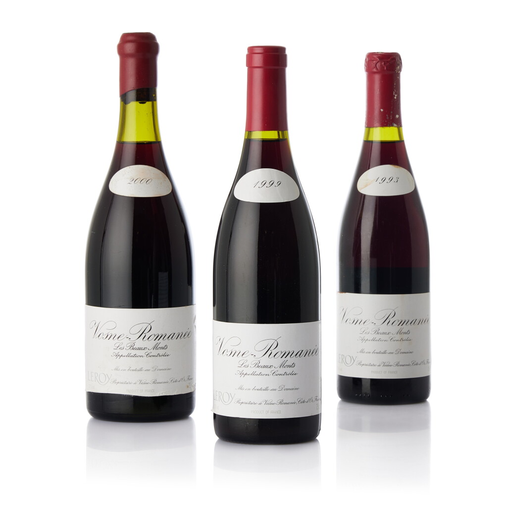 View full screen - View 1 of Lot 6289. Vosne Romanée, Les Beaux Monts 1999 Domaine Leroy (4 BT).