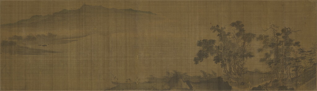 View full screen - View 1 of Lot 2566. ATTRIBUTED TO MA YUAN 馬遠(款) | SCHOLAR WAITING FOR FERRY 野川待渡圖.